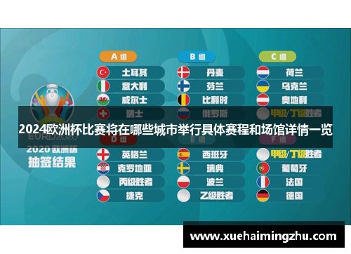 2024欧洲杯比赛将在哪些城市举行具体赛程和场馆详情一览