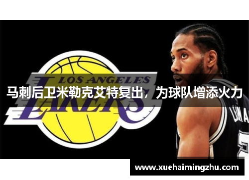 马刺后卫米勒克艾特复出，为球队增添火力