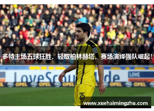 多特主场五球狂胜，轻取柏林赫塔，赛场演绎强队崛起！